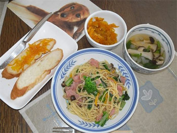 シメジ料理