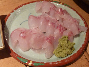 真鯛の刺身