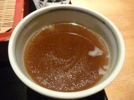 蕎麦湯