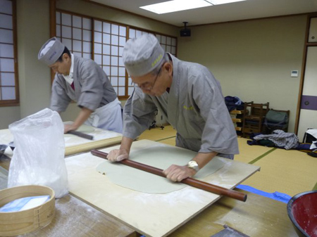 蕎麦打ち
