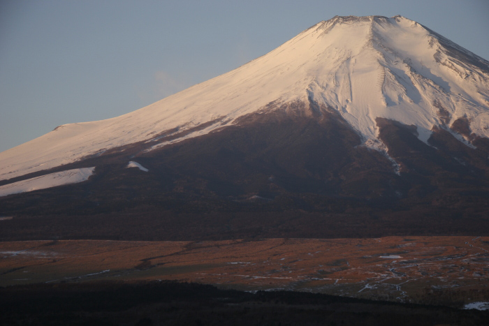 朝焼けの富士山0002
