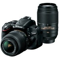 製品写真：D5100ダブルズームキット