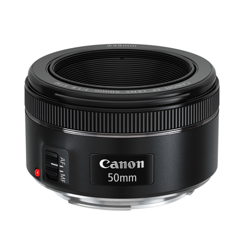 製品写真：キヤノン EF50mm F1.8 STM