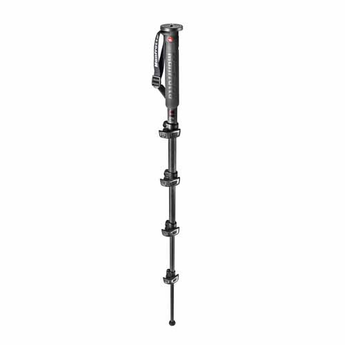 製品写真：マンフロット MPMXPROC5 XPRO monopod+ カーボンファイバー 5段一脚