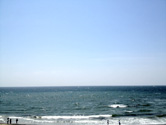 海だけを撮った場合